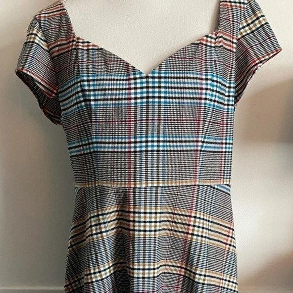 Moulinette Soeurs Anthropologie • Plaid Multi Colored Finley Dress - Picture 7 of 11